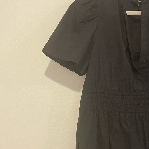 Quince 100% Organic Cotton Tiered Maxi Dress Black Preppy Cottage - Picture 5 of 8